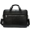 WESTAL men's briefcase bag men's genuine leather laptop bag business tote for document office portable laptop shoulder bag 8523