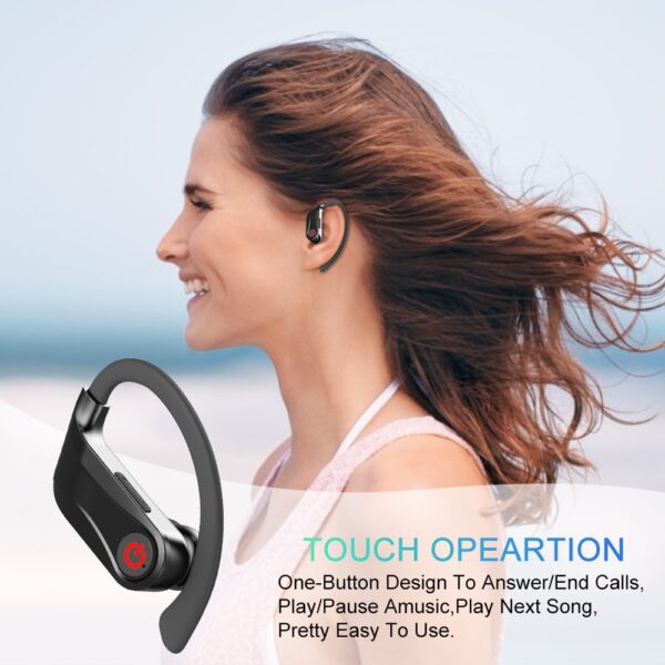 HBQ PRO TWS Wireless Earphone Bluetooth 5.0 Stereo Sport Headphones Case 950mah Waterproof Ear Hook Headsets MIC PK Q32 Q62