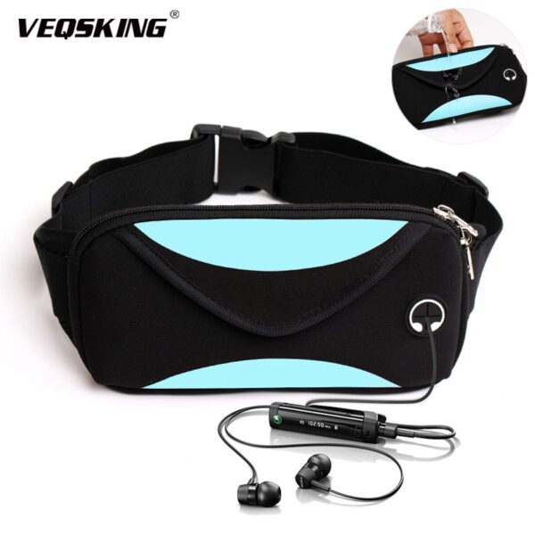 Unisex Waterproof Running Waist Bag, Sport Waist Pack, Mobile Phone Holder Bag, Gym Fitness Bag, Sport Running Belt Bag