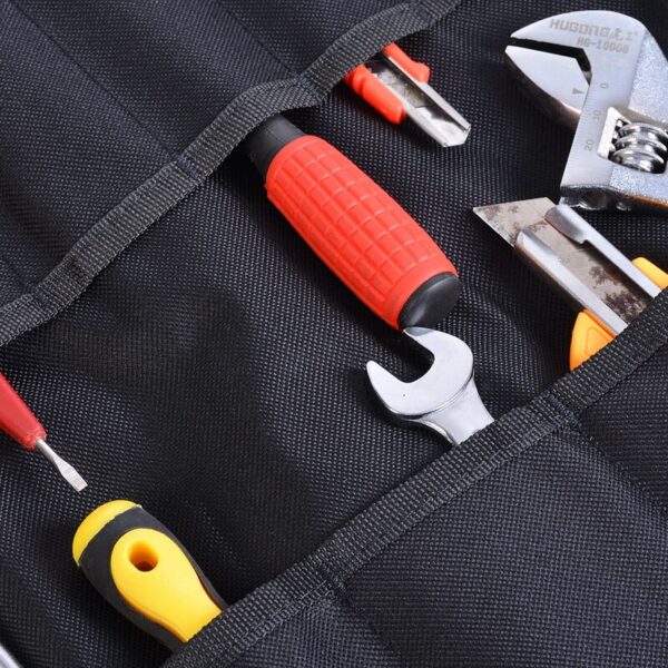 Oxford Canvas Waterproof Storage Hand Tool Bag Screws Drill Bit Metal Parts Fishing Travel Makeup Organizer Pouch Bag Case