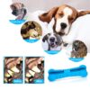 Pet Dog Toothbrush Stick Pet Chew Toys Dogs Teeth Brushing Cleaning Massage Nontoxic Natural Rubber Dental Care Sticker