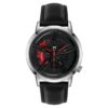 SANDA Top Brand New Men Wristwatch Fashion Wheel Series Dial Leather Strap Waterproof Gift Watch Premium Quartz Movement 1040