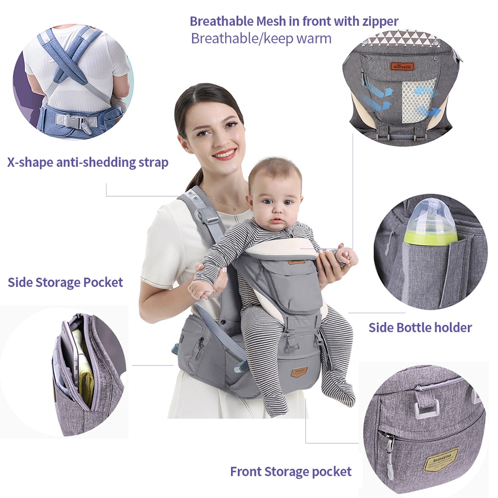 forward facing baby carrier hips
