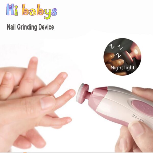 Electric Nail Trimmer For Newborn Baby Portable Newborn Nail Care Set Infant Kids Manicure Set Manicure Quiet Nail Trimmer