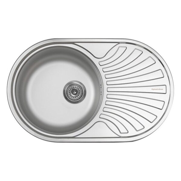 Kitchen Sinks Zigmund & Shtain Kreis OV 780.8 linen Home Improvement Kitchen Fixture Washing wash basin sink