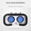 VR SHINECON BOX 5 Mini VR Glasses 3D Glasses Virtual Reality Glasses VR Headset For Google cardboard Smartp