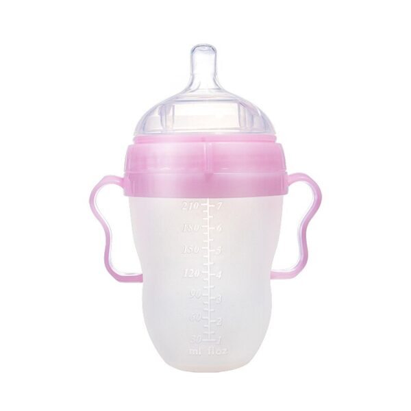 Silicone Baby Bottle Baby Milk Silicone Feeding Bottle Kids Drink Water Bottle Children Bottle