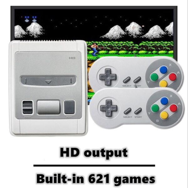Mini HDMI TV Game Console 8 Bit Retro Video Game Console Built-In 621 Games AV output Handheld Gaming Player Best Gift