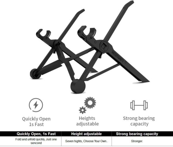 NEXSTAND K2 Laptop Stand Folding Portable Adjustable Notebook stand for Macbook Pro Laptop Office Laptop Accessories stand