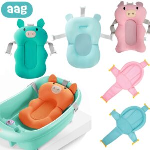 AAG Baby Bath Bath Tub Newborn Shower Cushions Mat Baby Bathtub Stand Pad Safety Non-Slip Shower Seat Kid Bath Bed Support Chair