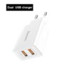 Baseus 18W Fast USB Charger Support Quick Charge 3.0 USB Type-C PD Charger Mini Portable Phone Charger ForHuawei ForXiaomi ForiP