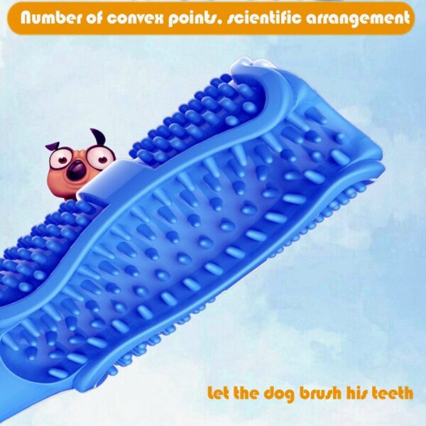 Pets Toothbrush Teeth Cleaning Chew Toy Teddy Small Dog Toothbrush Stick Silicone Perfect Dog Teeth Care Products Cleaning Mouth