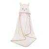 Baby Poncho Bath Towel Bebe Toalla Velvet 90*90cm Fleece Hood Infant Towels Blanket Newborn Baby Hooded Towel Infant Babies Spa