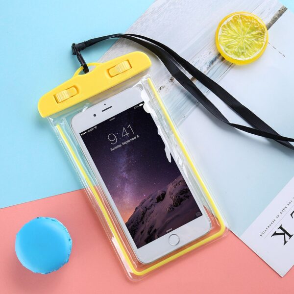 FLOVEME Waterproof Smartphone Case For Phone Pouch Bag 6.0" Underwater Luminous Phone Case For iPhone XR Huawei Xiaomi Universal