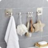 Kitchen Gabgets Cupboard 6 Hook Home Organizer Storage Rack Pantry Chest Tools Towels Hanger Wardrobe Towel Rack Storage Shelf
