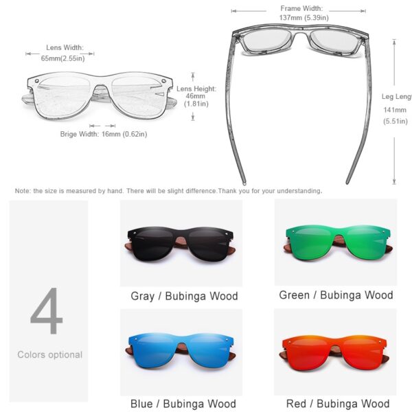 KINGSEVEN Natural Wooden Sunglasses Men Polarized Fashion Sun Glasses Original Wood Oculos de sol masculino