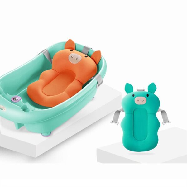 Newborn Baby Baby Soft Seat Bathtub Bath Float Exhaust Pad Pillow Bath Bed Foam Mattress 0-3 Years Old