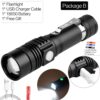 6200LM Super Bright Led flashlight USB linterna led torch T6/L2/V6 Power Tips Zoomable Bicycle Light 18650 Rechargeable