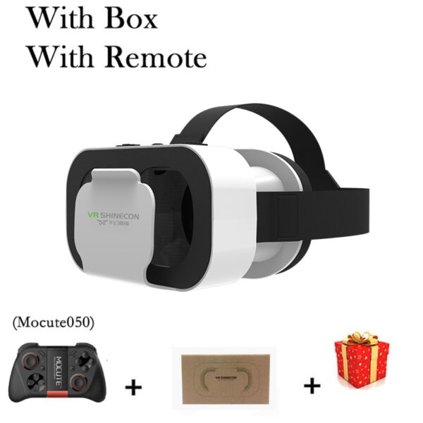 VR Shinecon Helmet 3D Glasses Virtual Reality For Smartphone Smart Phone Headset Goggles Casque Wirth Viar Binoculars Video Game