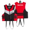 Neoprene Life Jacket Watersports Fishing Kayaking Boating Swimming Safety Life Vest Water Sports Survival Jacket Life Vest black