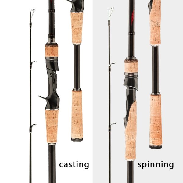 Obei HURRICANE 1.8m 2.1m 2.4m 2.7m 3 section baitcasting fishing rod travel ultra light casting spinning lure 5g-40g M/ML/MH Rod