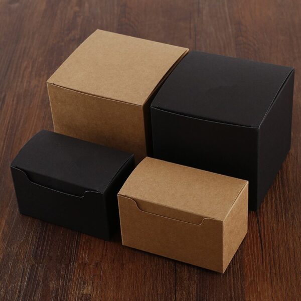 3 Colors Kraft Paper Cake Box Cookies Box Widding Candy Gift Packing Boxes 100pcs/lot Free shipping