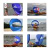 42″/108cm-Sail-Foldable-Kayak-Boat-Wind-Sail-Sup-Paddle-Board-Sailing-Canoe-Stroke-Paddle-Rowing-Boats-Wind-Clear-Window