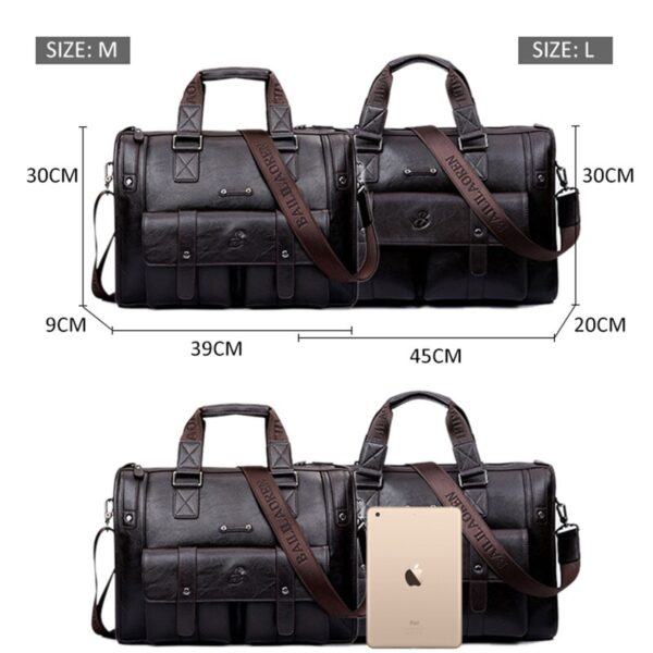 Men Leather Black Briefcase Business Handbag Messenger Bags Male Vintage Shoulder Bag Men's Large Laptop Travel Bags Hot XA177ZC