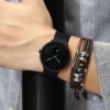 CRRJU Fashion Mens Watches Top Brand Luxury Quartz Watch Men Casual Slim Mesh Steel Waterproof Sport Watch Relogio Masculino