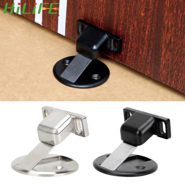 NICEYARD Stainless Steel Door Holder Furniture Hardware Magnet Door Stops Door Stopper Home Improvement