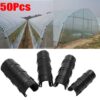 50pcs Shade Sails Clamp Greenhouse Frame Pipe Tube Clip Film Net Shade Sails Clamp 19mm/22mm/25mm/32mm Garden Tools