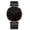 2020 Minimalist Men's Fashion Ultra Thin Watches Simple Men Business Stainless Steel Mesh Belt Quartz Watch Relogio Masculino