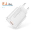 KUULAA Quick Charge 3.0 QC 18W USB Charger For Xiaomi Redmi Note 9 8 7 QC3.0 Fast Charging USB Wall Phone Charger For Samsung