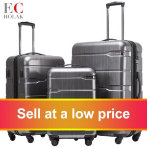 3 Piece Set Suitcases 20in 24in 28in Luggage Suitcase Rolling Bags on Wheels Wheeled Suitcase Trolley