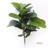 122cm Large Artificial Ficus Tree Branch Fake Green Plants Palm Leafs Tropical Shrub Faux Rubber Tree for Home Autumn Decoration