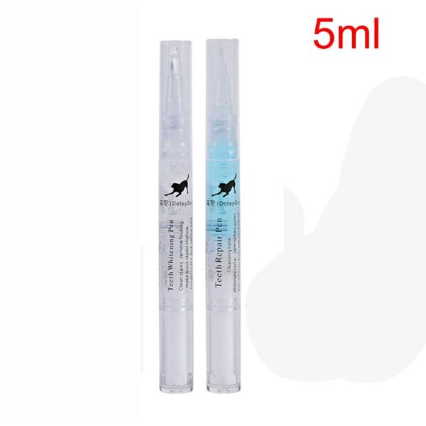 3/5ml Pets Dog Grooming Whitening Pen Teeth Cleaning Kit Pen Dogs Cats Natural Plants Tartar Dental Remover Tool