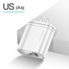 KUULAA USB Charger 36W Quick Charge 4.0 PD 3.0 USB Type C Fast Charger For iPhone Xiaomi Portable Mobile Phone Charger Adapter