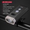 ROCKBROS 400LM Bike Light Headlight Bicycle Handlebar Front Lamp MTB Rode Cycling USB Rechargeable Flashlight Safety Tail Light