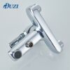 Chrome Bathroom Shower Faucets Set Waterfall Restroom Bathtub Fixture Cold And Hot Water Wall Mounted Bath Rain Shower Mixer Set