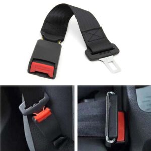 KWOKKER 14" Longer 36cm 14" Universal Car Auto Seat Seatbelt Safety Belt Extender Extension Buckle Seat Belts & Padding Extender