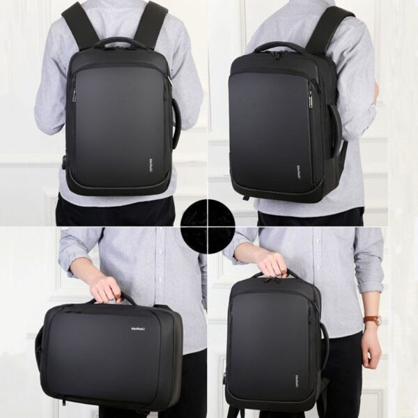 Litthing Laptop Backpack Men Male Backpacks Business Notebook Mochila Waterproof Back Pack USB Charging Bags Travel Bagpack