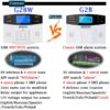 IOS Android APP Wired Wireless Home Security LCD PSTN WIFI GSM Alarm System Intercom Remote Control Autodial Siren Sensor Kit