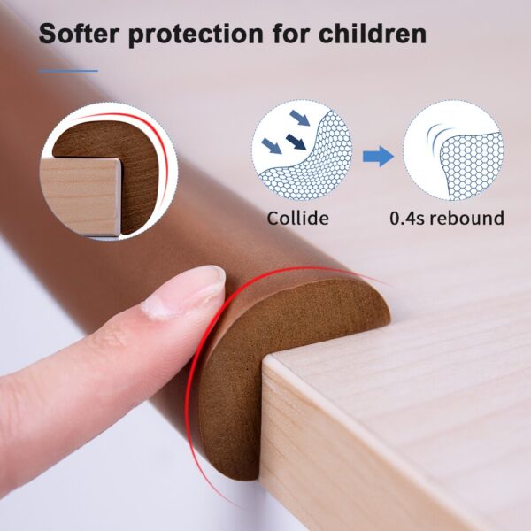 5M+8pcs Baby Safety Proofing Edge Corner Guards Desk Table Corner Protector Children Protection Furniture Bumper Corner Cushion