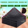 90% Shade Fabric Sun Shade Cloth Waterproof Garden Netting Mesh with Grommets for Pergola Cover Canopy with Bungee Balls