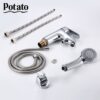 Potato basin sink tap bath bathroom fixture alloy faucets with hand shower head toilet water sink faucet water mixer p1409